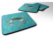 Set of 4 Crab Foam Coasters