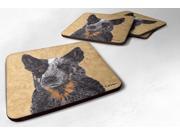 Set of 4 Australian Cattle Dog Foam Coasters
