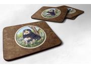 Set of 4 Tibetan Mastiff Foam Coasters