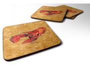 Set of 4 Lobster Foam Coasters