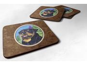 Set of 4 Rottweiler Foam Coasters