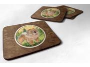 Set of 4 Chow Chow Foam Coasters