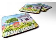 Set of 4 Houses Foam Coasters