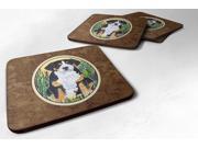 Set of 4 Greater Swiss Mountain Dog Foam Coasters