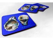 Set of 4 Oyster Up and Down Foam Coasters
