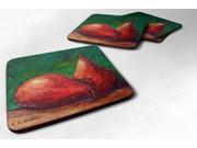 Set of 4 Pears Foam Coasters