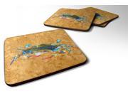 Set of 4 Crab Foam Coasters