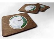 Set of 4 American Eskimo Foam Coasters