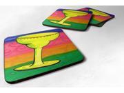 Set of 4 Margarita Foam Coasters