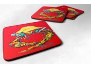 Set of 4 Crab Long Claw Foam Coasters