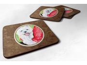 Set of 4 Westie Foam Coasters