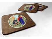 Set of 4 Tibetan Mastiff Foam Coasters