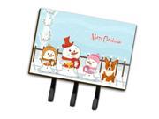 Merry Christmas Carolers Corgi Leash or Key Holder BB2431TH68