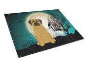 Halloween Scary Mastiff Glass Cutting Board Large BB2208LCB