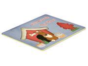 Dog House Collection Bull Terrier Red Kitchen or Bath Mat 24x36 BB2888JCMT