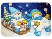 Celebrate the Season of Wonder Snowman Kitchen or Bath Mat 20x30 PJC1077CMT