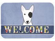 Bull Terrier Welcome Kitchen or Bath Mat 20x30 BB1395CMT