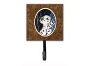 Starry Night Dalmatian Leash Holder or Key Hook