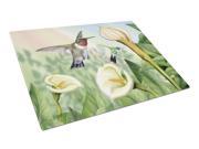 Lily and the Hummingbirds Glass Cutting Board Large PTW2058LCB