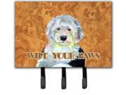 Old English Sheepdog Wipe your Paws Leash or Key Holder