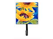 Flower Sunflower Leash Holder or Key Hook