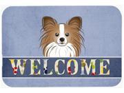 Papillon Welcome Kitchen or Bath Mat 24x36 BB1434JCMT