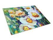 Raindrops on Poppies Glass Cutting Board Large PJC1108LCB