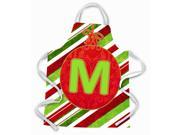 Christmas Oranment Holiday Initial Letter M Apron CJ1039 MAPRON