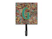 Letter G Retro Tribal Alphabet Initial Leash or Key Holder CJ2013 GSH4