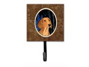 Starry Night Dachshund Leash Holder or Key Hook