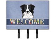 Border Collie Welcome Leash or Key Holder BB1427TH68