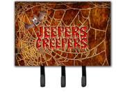 Jeepers Creepers with Bat and Spider web Halloween Leash or Key Holder