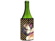 French Bulldog Frenchie Candy Corn Halloween Wine Bottle Beverage Insulator Hugger LH9552LITERK