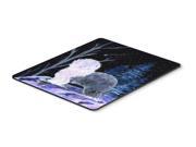 Starry Night Old English Sheepdog Mouse Pad Hot Pad Trivet