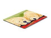 Golden Retriever Mouse pad hot pad or trivet