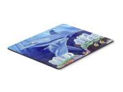 Dolphin under the sea Mouse pad hot pad or trivet