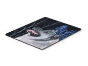 Starry Night Norwegian Elkhound Mouse Pad Hot Pad Trivet