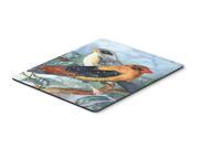 Bird Strawberry Finch Mouse Pad Hot Pad or Trivet