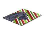 Scottish Terrier Candy Cane Holiday Christmas Mouse Pad Hot Pad or Trivet
