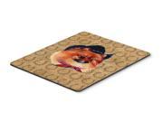 Pomeranian Dog Country Lucky Horseshoe Mouse Pad Hot Pad or Trivet