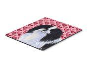 Japanese Chin Hearts Love and Valentine s Day Mouse Pad Hot Pad or Trivet