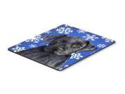 Labrador Winter Snowflakes Holiday Mouse Pad Hot Pad or Trivet