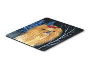 Starry Night Yorkie Mouse Pad Hot Pad Trivet