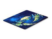 Crab Tealy Mouse Pad Hot Pad or Trivet