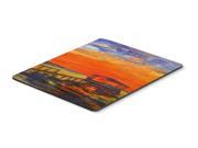 Sunset from the Dock at the pier Mouse Pad Hot Pad or Trivet