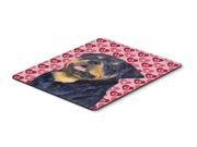 Rottweiler Hearts Love and Valentine s Day Mouse Pad Hot Pad or Trivet