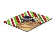 Leonberger Candy Cane Holiday Christmas Mouse Pad Hot Pad or Trivet