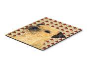 Border Terrier Fall Leaves Portrait Mouse Pad Hot Pad or Trivet