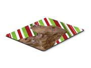 Field Spaniel Candy Cane Holiday Christmas Mouse Pad Hot Pad or Trivet