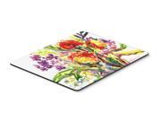 Flower Mouse pad hot pad or trivet